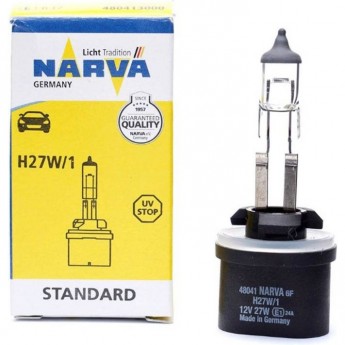 Лампа NARVA STANDARD H27W/1 12V 27W PG13 NVA C1 Лампа NARVA STANDARD H27W/1 12V 27W PG13 NVA C1